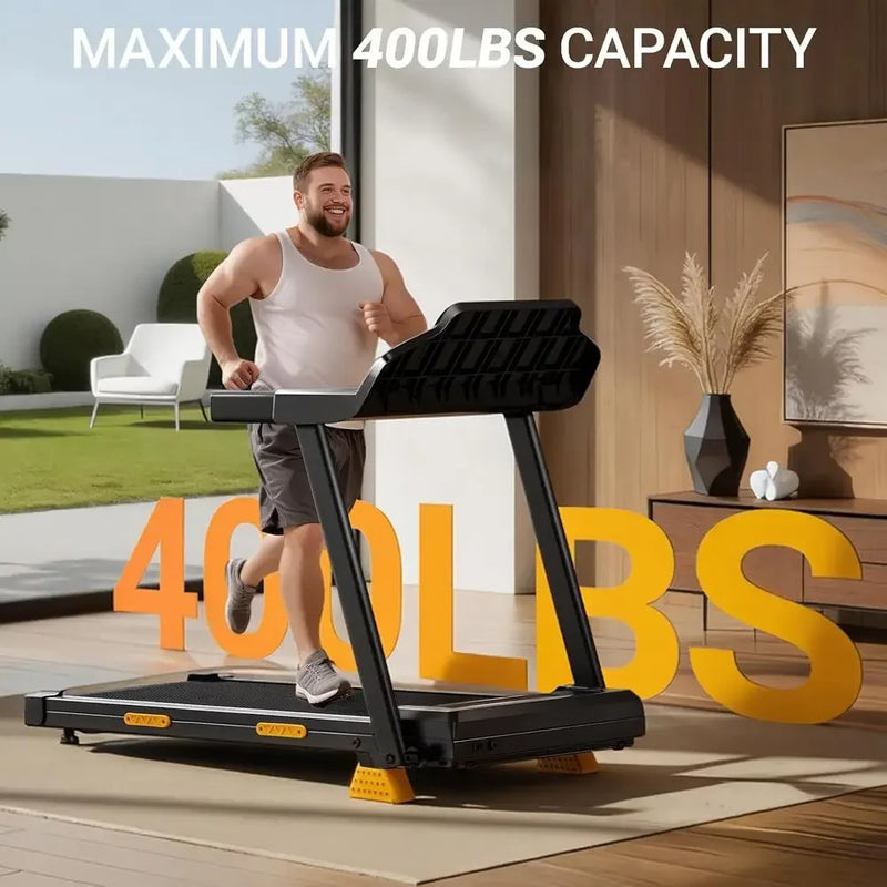 16% Incline 4 - in - 1 Foldable Treadmill with Triple - Sole - View 5 | SAMAG