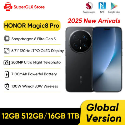 HONOR Magic8 Pro Global Version 5G AI Smartphone | SAMAG