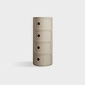 Round bedside table nordic plastic Bedside cabinet for bedroom small side end table nightstand Storage locker