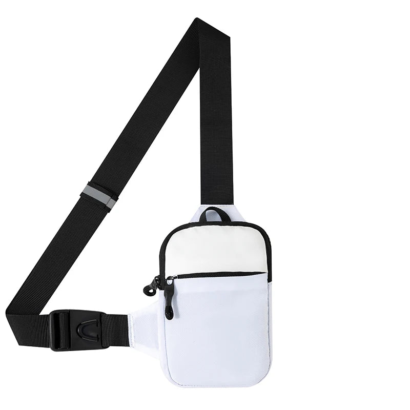 Mini Nylon Crossbody Bag for Men And Women Mobile Chest Pack Fashionable And Versatile Small Shoulder Bag canvas bag
