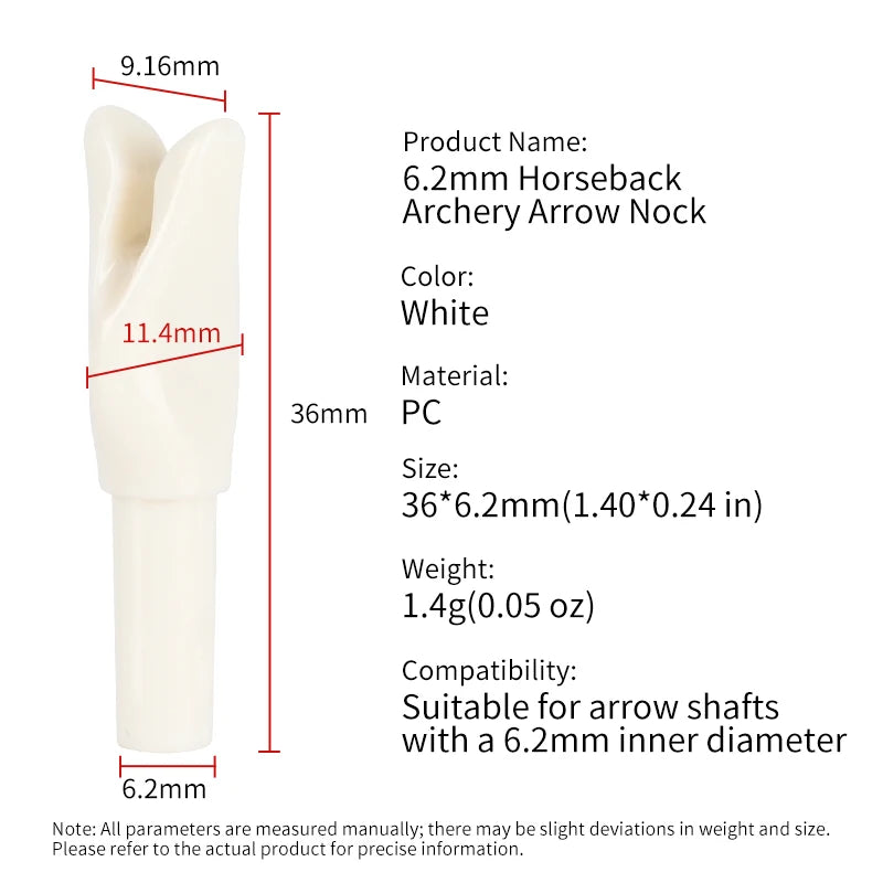 Archery Arrow Nocks for 6.2mm ID Shafts Sturdy Durable | SAMAG