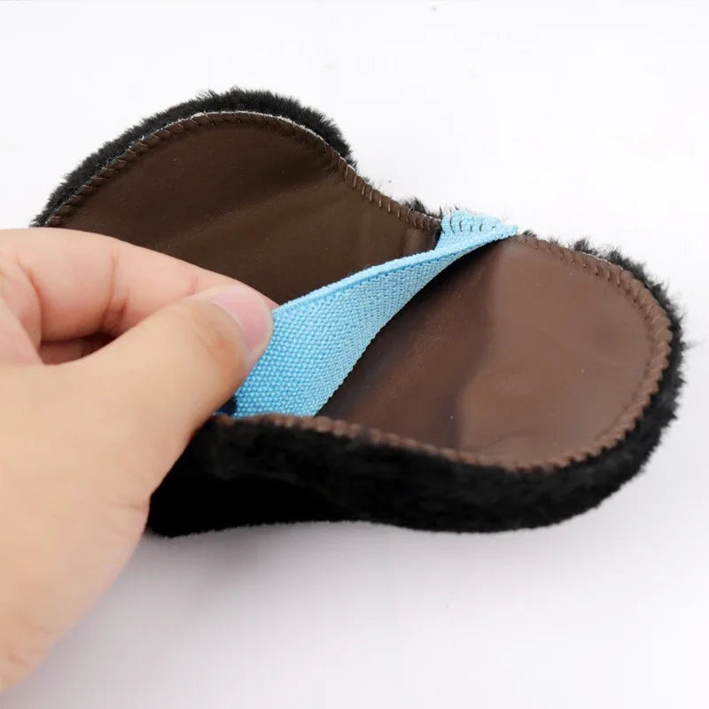 Not Damage The Upper Cleaning Tools Plush Shoe Cleaning Cloth Reusable Shoe Cleaner Rags Leather Fabric Care Shoes Care