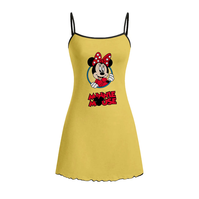 Women's Disney Minnie Cute Cartoon Bow Pattern Hanging | SAMAG