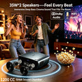 4200 ANSI 4K UHD Projector Native 1080P Android 14 Google TV Beamer 2.4G+5G WiFi6 TOF Auto Focus Dual Speaker Home Theater 2026