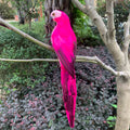 25/35cm Simulation Parrot Garden Decoration Creative Lawn Figurine Ornament Animal Bird Outdoor Garden Party Prop Decoration