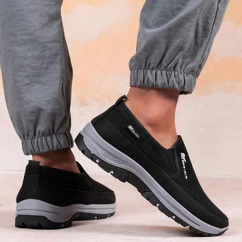 Men's Casual Classic Loafers 2025 New Middle-aged and Elderly Casual Sports Lightweight Soft Sole Shoes Comfortable and Non-slip