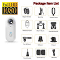 4K Mini Waterproof Camera with WiFi Wireless Portable Wearable Body Cam for Moto Bike Travel Helmet Outdoor Sports Vlog Shoots
