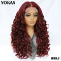 Lace Front Wigs Curly Latisha Synthetic High Quality Blonde Pink Blue Black White Red Brown Wig With Baby Hair For African Women