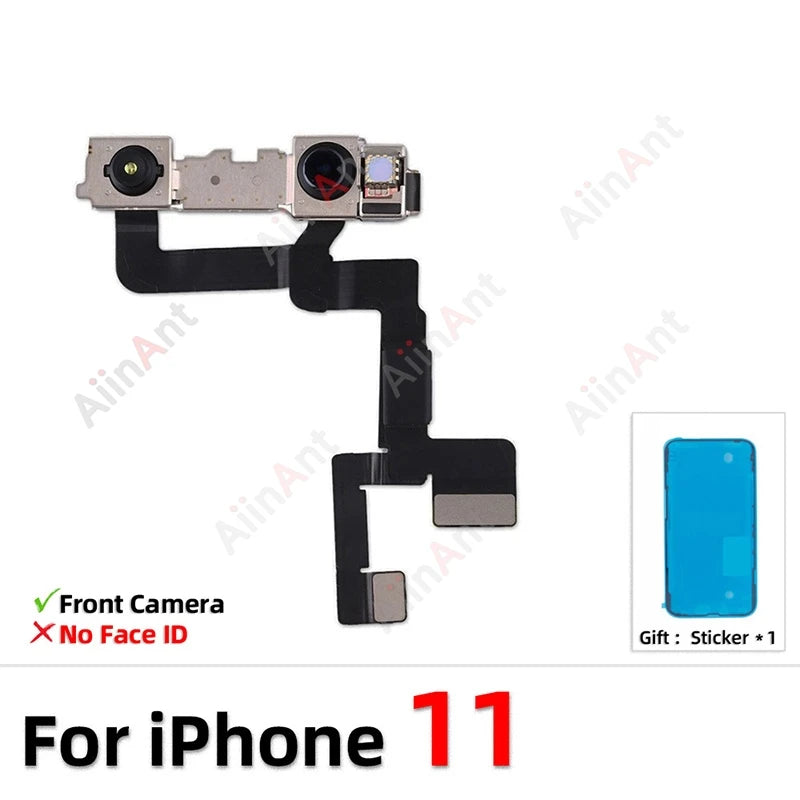 100% Test Top Small Proximity Ambient Light Sensor Front Camera Flex Cable For iPhone 11 Pro X Xr Xs Max 6 6s 7 8 Plus SE 2020