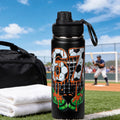 18oz Football Thermos Water Bottle Stainless Steel Insulated Cup Keeps Cold and Heat Thermal Mug Travel Vacuum Flasks