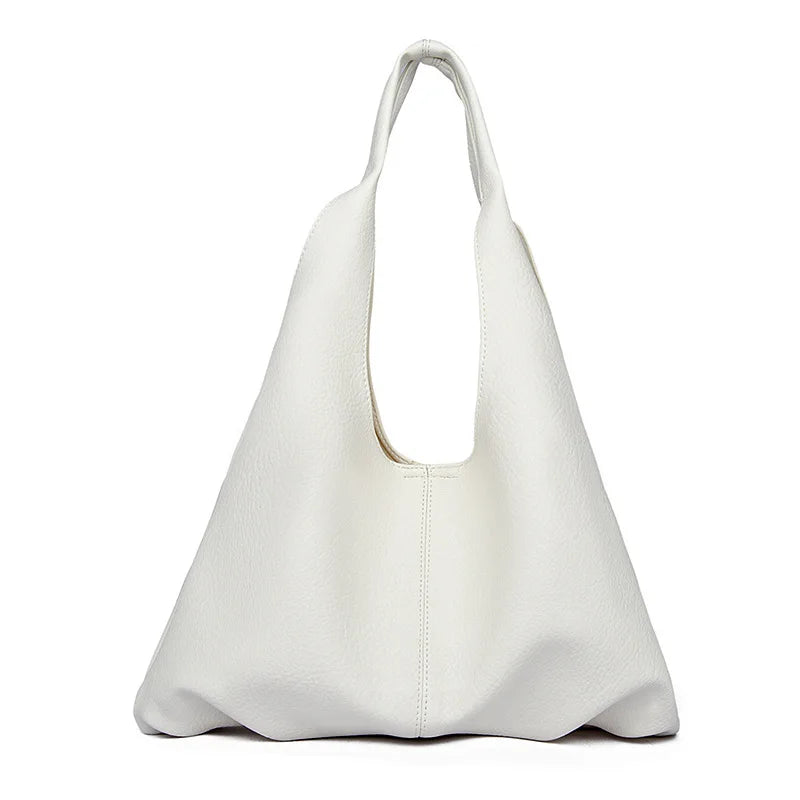 Oversized Soft Leather Hobo Tote Bag, Spacious, Stylish & Versatile Handbag Armpit Shoulder Bags for Everyday Use, Work & Travel