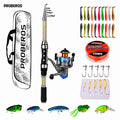 PROBEROS 1.8M Carbon Fiber Spinning Rod Reel Combo 5.1:1 | SAMAG
