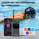 Swimming Headphones Waterproof for Spotify Music Wireless Earphones No MP3 Download Required for Swimming