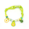 Fashion Colorful Pet Braided with Bells Cat Neck Chain Adjustable Cat Puppy Collar Chihuahua