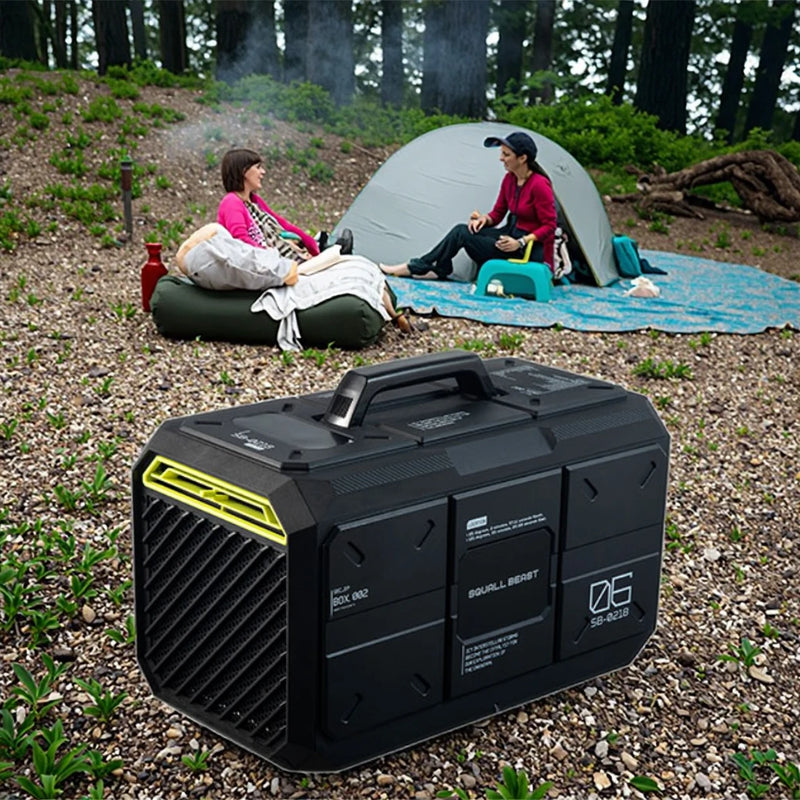 Outdoor Air ConditionPortable Outdoor Air Conditioning Road Camping Mobile Unit Battery Power Plastic Easy Carry No Installation