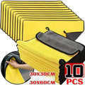 Double Layer Wash Cloth Microfiber Car Cleaning Towels 30X60cm 1/2/3/6/10pcs Soft Quick Drying for Windows Mirrors Wiping Rags