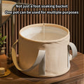 1Pc Foldable Foot Soaking Tub Portable Insulated Spa Bucket with Handles Odor-Free No Power for Travel Home