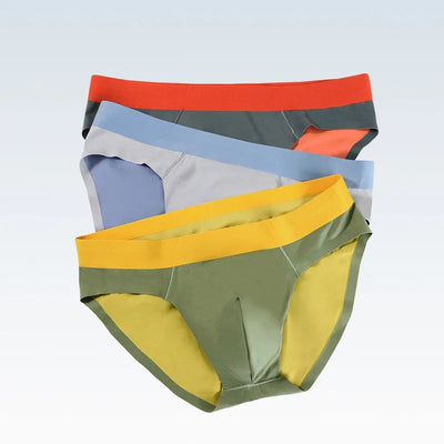 Men's ice silk seamless underwear breathable briefs | SAMAG