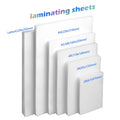 Multi-Size Thermal Laminating Bags: A4/A5/Letter Size Clear Glossy Sheets, Rounded Corners Heat Seal for Office School Home Holi
