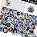 10/25/ Outer Space Graffiti Stickers Cartoon Astronaut - View 5 | SAMAG