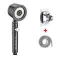 5 Spray ABS Portable Shower Head High Pressure Large Flow Spa Filtered Shower Heads with Stop Button Universal Bathroom Nozzle