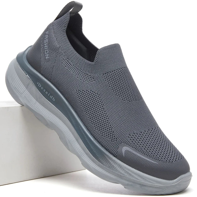 Desai Men's 2026 Slip-on Sneakers Knitted Sock Shoes Breathable Comfortable Sporty Walking Shoes for Daily Commute