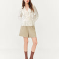 FSLE Summer New Women's French Style V - Neck Ruffle Blouse - View 4 | SAMAG
