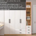 Dust Proof Modern Wardrobe Shelf Apartment Large Standing Wardrobe Minimalist Partition Vitrina Bedroom Furniture Accessories