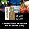 High Endurance SD Cards Micro TF SD Memory Card TF Cards 512GB 256GB 32GB Full HD A1 High Speed for Phone/Drone Nintendo Switch