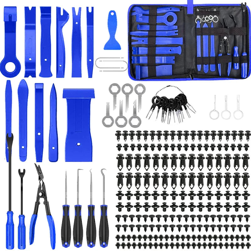 2023 Car Disassembly Trim Tool Auto Accessory Complete Toolbox For Car Repair Sound Audio Removal Repair Professional Hand Tools