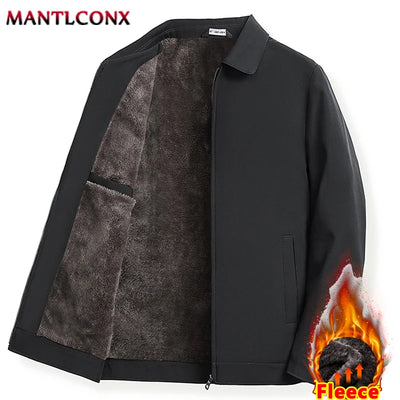 Winter Solid Color Men's Blazers Jacket Thicken Warm | SAMAG