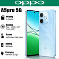 New OPPO A5 Pro 5G Smartphone 6.67" Big Screen 5800mAh Battery 50MP Dual Camera Affordable Dual-SIM Android Cell Phone 8GB+256GB