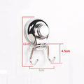 Vacuum suction cup hook creative strong double bathroom kitchen seamless - View 3 | SAMAG