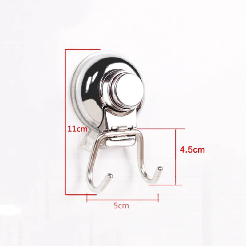 Vacuum suction cup hook creative strong double bathroom kitchen seamless - View 3 | SAMAG