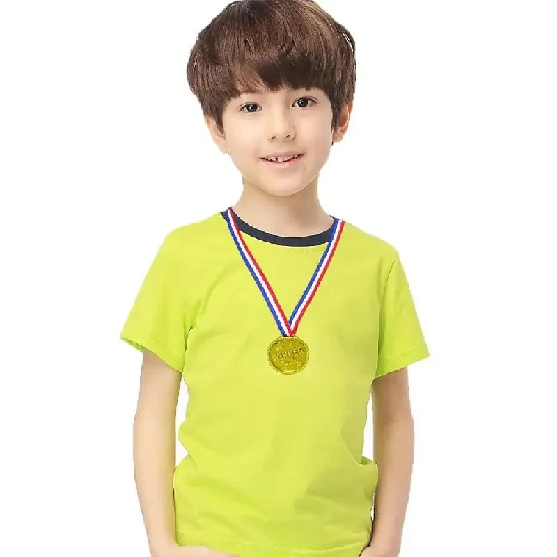 Plastic Gold Winner Award Medals Kids Birthday Party | SAMAG