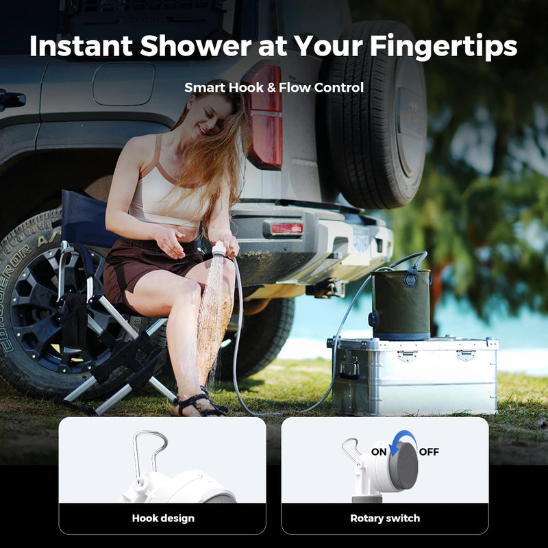 FLEXTAIL TINY SHOWER - Outdoor Camping Portable Electric - View 5 | SAMAG