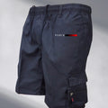 Men's Tactical Cargo Shorts Elastic Waist Outdoor Work | SAMAG
