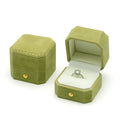 Green Jewelry Ring Box For Engagement Wedding Ring Box Birthday Jewerly Pendant Bracelet Necklace Display Gift Box