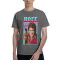 Custom Trendy David Hasselhoff T Shirt Men Short Sleeves Pure Cotton T-shirt Casual  Tee Tops Fashion Tshirt