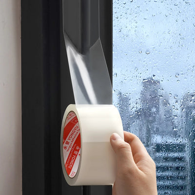 20m Window Weatherproof Seal Tape Transparent No-Residue | SAMAG
