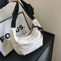 New Nylon Hobos Crossbody Bags Solid Casual Zipper Women's Bags Fashion High Capacity Solid Color Single Shoulder Totes Bag