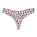 Sexy Leopard Print T-Back T-Shaped Panties Seamless Underwear Women's Ice Silk Breathable Quick-Drying Sports T-Back Pure Cotton