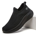 Desai Men's 2026 Autumn Hands-free Slip-on Walking Shoes Breathable Knit Comfort Sole For Daily Commute Office Casual Wear