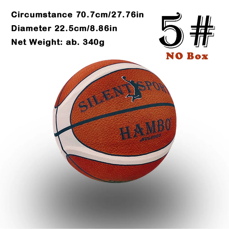 Mute Bouncing Basketball W/ Cover Men Size 7#(29.6in) | SAMAG