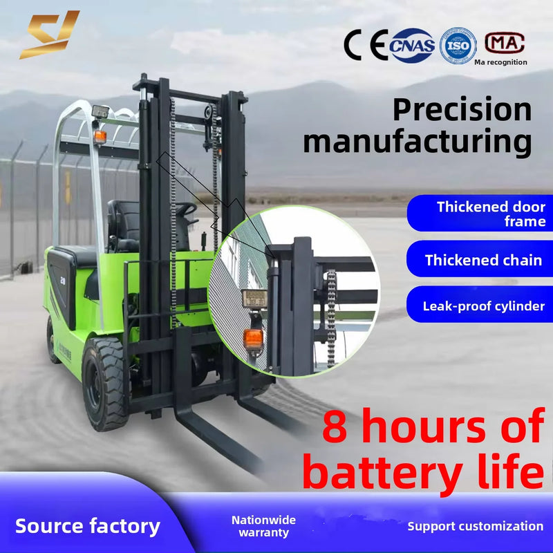 Electric Forklift Small Driving Hydraulic Loading And Unloading Lifting And Handling Warehouse Stacker