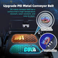 IdeaFormer IR3 Conveyor Belt 3D Printer with Extended Roller, 250×250×∞mm IR3 V2 Infinite Z Axis Belt 3D Printer