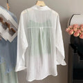 Summer Thin Sun - proof Shirts for Women Solid Color - View 5 | SAMAG