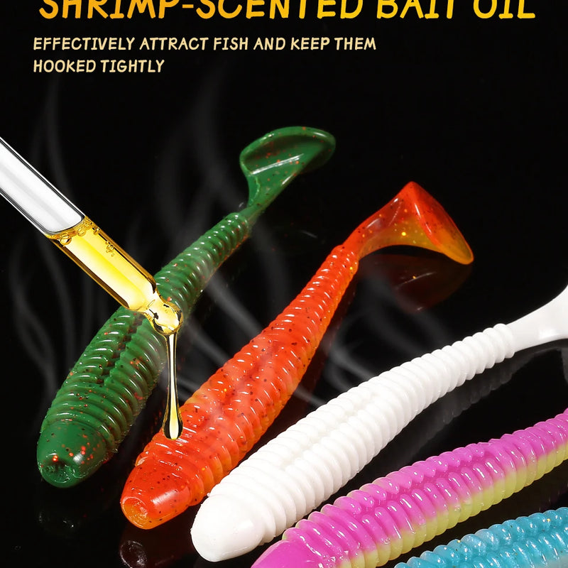 2023 Supercontinent Impact Ring Shad Fishing Lure Soft 20pcs 10pcs 6pcs Plastics Baits Swimbait Jigging Lure Artificial Baits