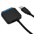 USB 3.0 Adapter Cable for 2.5" 3.5" HDD SSD Hard Drive 5Gbps External Converter with 12V Power Adapter USB 3.0 to SATA Converter