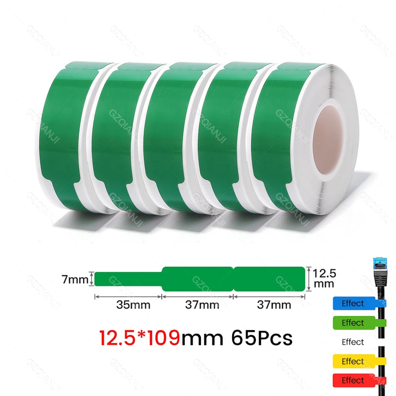 Niimbot Mini Smart Portable Printer Thermal Cable Sticker Self-Adhesive Waterproof Identification Tag For D101/D11/D110/H1/D11H